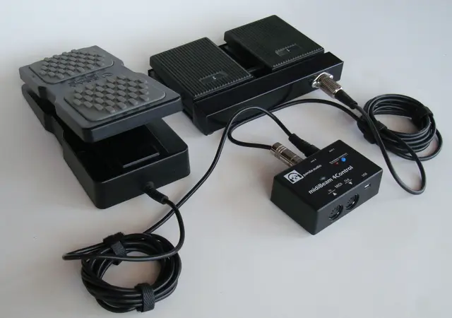 midibeam 4Control connected